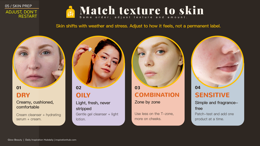 Match your routine to your skin type